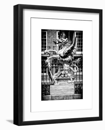 The Dragon Boundary Mark - City of London - UK - England - United Kingdom - Europe-Philippe Hugonnard-Framed Art Print