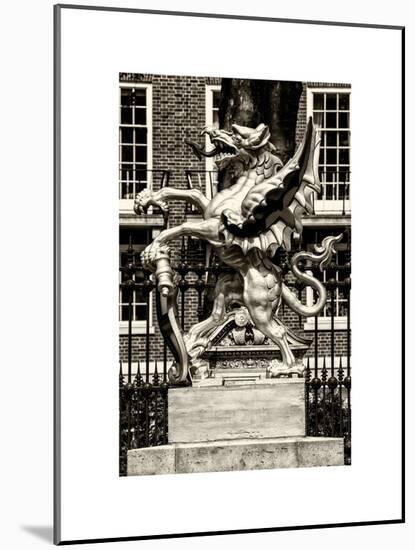 The Dragon Boundary Mark - City of London - UK - England - United Kingdom - Europe-Philippe Hugonnard-Mounted Art Print