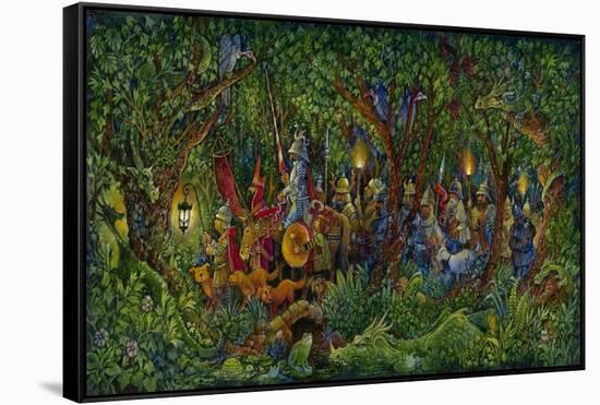 The Dragon Hunters-Bill Bell-Framed Stretched Canvas