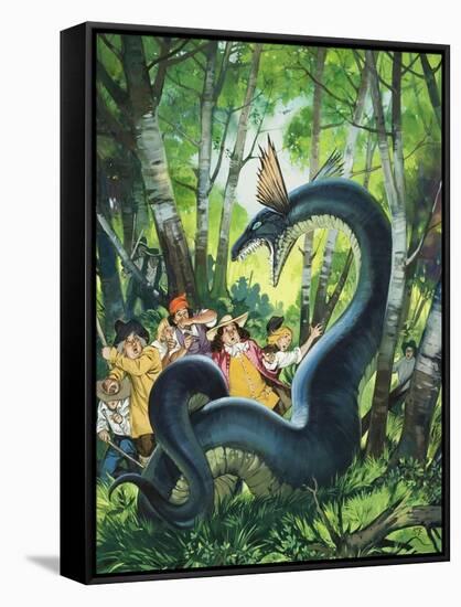 The Dragon of Birchwood-Mcbride-Framed Stretched Canvas