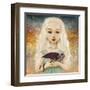 The Dragon Princess-Meluseena-Framed Art Print