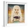 The Dragon Princess-Meluseena-Framed Art Print