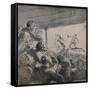 'The Drama', c.1860s,(1946)-Honore Daumier-Framed Stretched Canvas