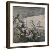 'The Drama', c.1860s,(1946)-Honore Daumier-Framed Giclee Print