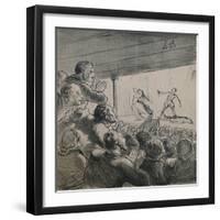 'The Drama', c.1860s,(1946)-Honore Daumier-Framed Giclee Print