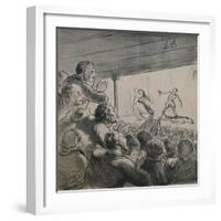 'The Drama', c.1860s,(1946)-Honore Daumier-Framed Giclee Print