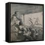 'The Drama', c.1860s,(1946)-Honore Daumier-Framed Stretched Canvas