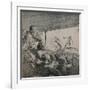 'The Drama', c.1860s,(1946)-Honore Daumier-Framed Giclee Print