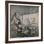 'The Drama', c.1860s,(1946)-Honore Daumier-Framed Giclee Print