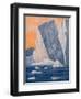 'The Dramatic Birth of a Giant Iceberg', 1935-Unknown-Framed Giclee Print