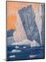 'The Dramatic Birth of a Giant Iceberg', 1935-Unknown-Mounted Giclee Print