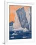 'The Dramatic Birth of a Giant Iceberg', 1935-Unknown-Framed Giclee Print