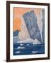 'The Dramatic Birth of a Giant Iceberg', 1935-Unknown-Framed Giclee Print