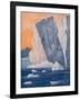 'The Dramatic Birth of a Giant Iceberg', 1935-Unknown-Framed Giclee Print