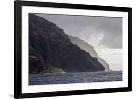 The Dramatic Cliffs of the Na Pali Coast State Park in Kauai, Hawaii-Erik Kruthoff-Framed Photographic Print