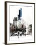 The Dramatic Midtown Manhattan Skyline along West 59th Street-Philippe Hugonnard-Framed Premium Photographic Print