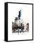 The Dramatic Midtown Manhattan Skyline along West 59th Street-Philippe Hugonnard-Framed Stretched Canvas