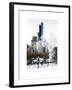 The Dramatic Midtown Manhattan Skyline along West 59th Street-Philippe Hugonnard-Framed Photographic Print