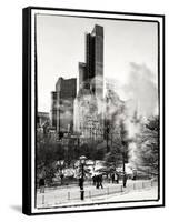 The Dramatic Midtown Manhattan Skyline along West 59th Street-Philippe Hugonnard-Framed Stretched Canvas