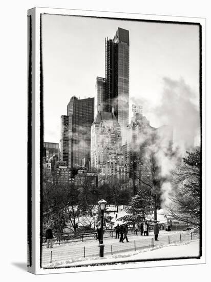 The Dramatic Midtown Manhattan Skyline along West 59th Street-Philippe Hugonnard-Stretched Canvas