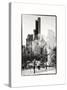 The Dramatic Midtown Manhattan Skyline along West 59th Street-Philippe Hugonnard-Stretched Canvas