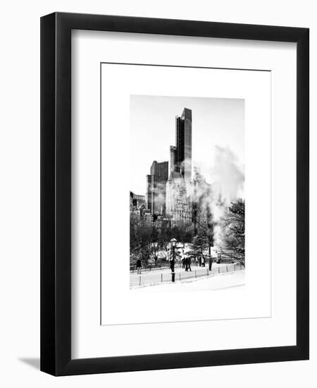 The Dramatic Midtown Manhattan Skyline along West 59th Street-Philippe Hugonnard-Framed Art Print