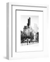 The Dramatic Midtown Manhattan Skyline along West 59th Street-Philippe Hugonnard-Framed Art Print