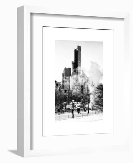 The Dramatic Midtown Manhattan Skyline along West 59th Street-Philippe Hugonnard-Framed Art Print