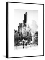 The Dramatic Midtown Manhattan Skyline along West 59th Street-Philippe Hugonnard-Framed Stretched Canvas