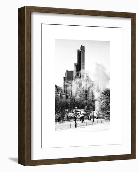 The Dramatic Midtown Manhattan Skyline along West 59th Street-Philippe Hugonnard-Framed Art Print