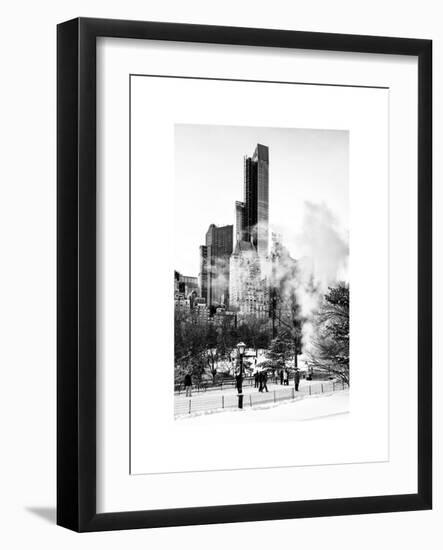 The Dramatic Midtown Manhattan Skyline along West 59th Street-Philippe Hugonnard-Framed Art Print