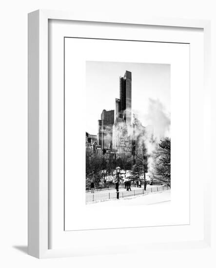 The Dramatic Midtown Manhattan Skyline along West 59th Street-Philippe Hugonnard-Framed Art Print