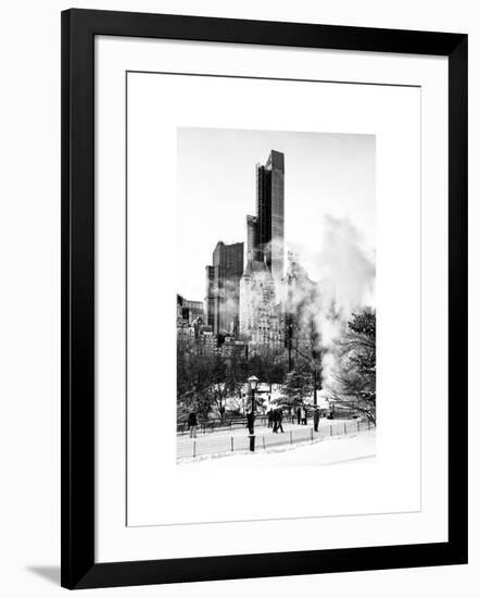 The Dramatic Midtown Manhattan Skyline along West 59th Street-Philippe Hugonnard-Framed Art Print