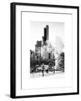 The Dramatic Midtown Manhattan Skyline along West 59th Street-Philippe Hugonnard-Framed Art Print