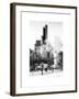 The Dramatic Midtown Manhattan Skyline along West 59th Street-Philippe Hugonnard-Framed Art Print