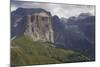 The Dramatic Sass Pordoi Mountain in the Dolomites Near Canazei, Trentino-Alto Adige, Italy, Europe-Martin Child-Mounted Photographic Print