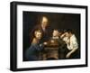 The Draughts Game, 1824-Pyotr Ivanovich Pnin-Framed Giclee Print