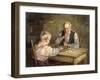 The Draughts Players-Robert Gemmell Hutchison-Framed Giclee Print