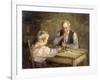 The Draughts Players-Robert Gemmell Hutchison-Framed Giclee Print