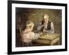 The Draughts Players-Robert Gemmell Hutchison-Framed Giclee Print