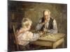 The Draughts Players-Robert Gemmell Hutchison-Mounted Giclee Print