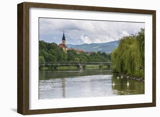 The Drava River, Maribor, Slovenia, Europe-Sergio Pitamitz-Framed Photographic Print