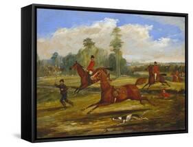 The Draw, 19th Century-Samuel Henry Alken-Framed Stretched Canvas