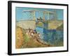 The Draw Bridge, Arles (Le Pont De Langlois), 1888-Vincent van Gogh-Framed Giclee Print