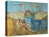 The Draw Bridge, Arles (Le Pont De Langlois), 1888-Vincent van Gogh-Stretched Canvas