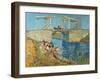 The Draw Bridge, Arles (Le Pont De Langlois), 1888-Vincent van Gogh-Framed Premium Giclee Print