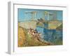 The Draw Bridge, Arles (Le Pont De Langlois), 1888-Vincent van Gogh-Framed Premium Giclee Print