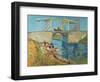 The Draw Bridge, Arles (Le Pont De Langlois), 1888-Vincent van Gogh-Framed Giclee Print