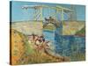 The Draw Bridge, Arles (Le Pont De Langlois), 1888-Vincent van Gogh-Stretched Canvas