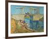 The Draw Bridge, Arles (Le Pont De Langlois), 1888-Vincent van Gogh-Framed Giclee Print